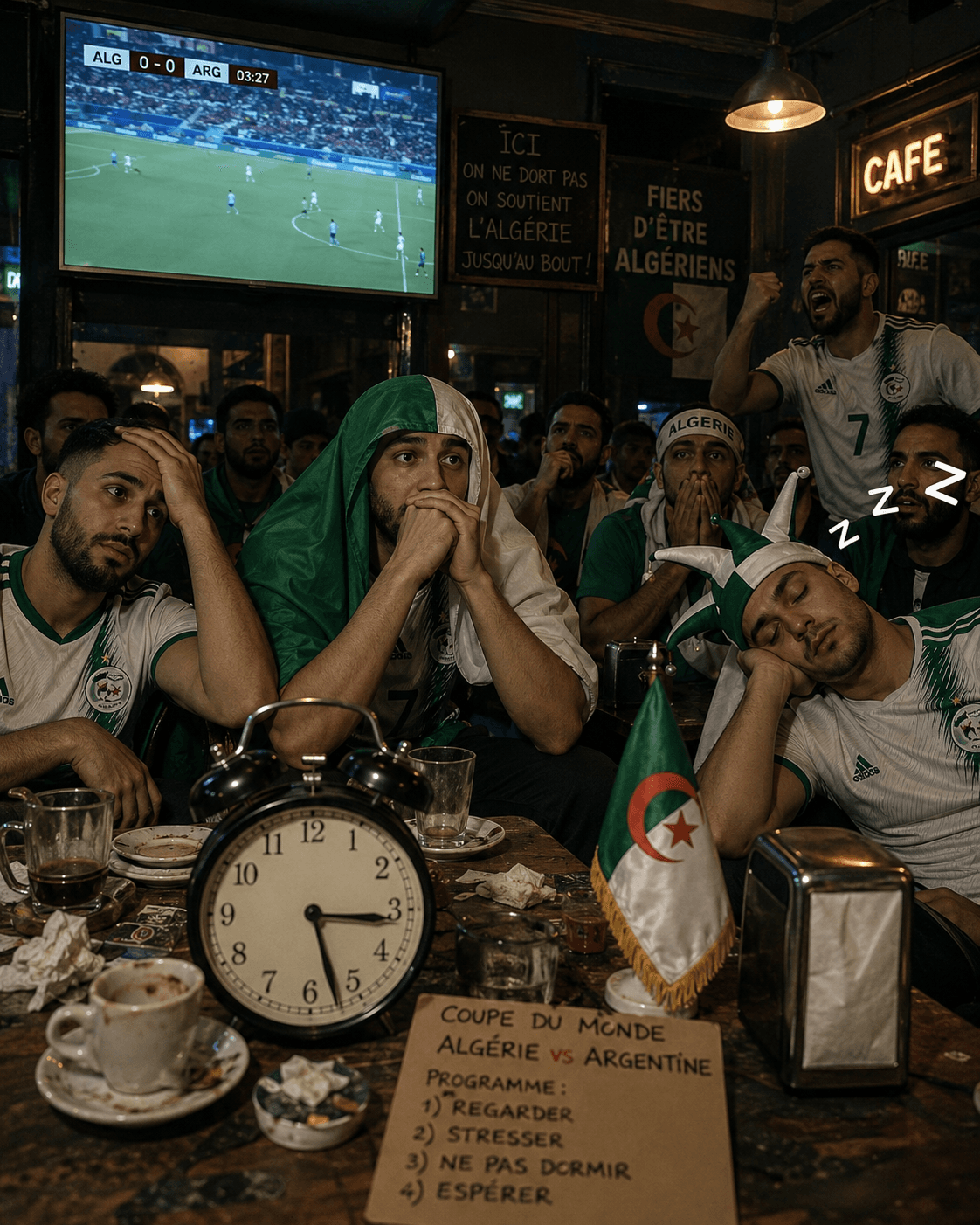 Mondial 2026 : la nuit blanche des supporters algériens