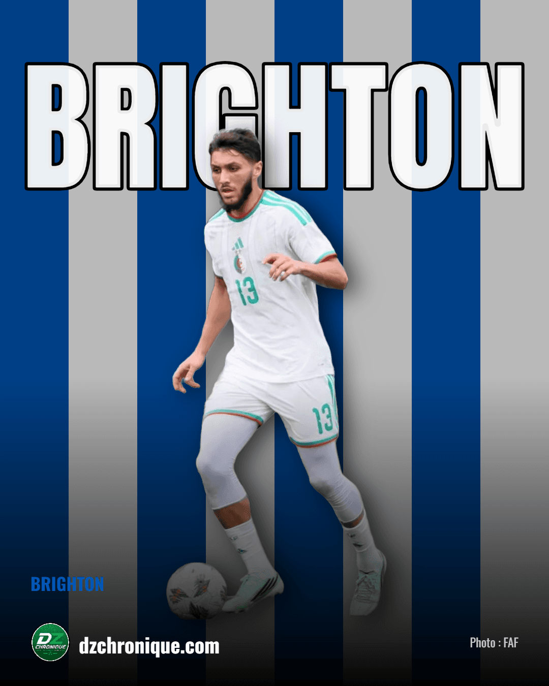Brighton écrase Palace, Hadjam en renfort