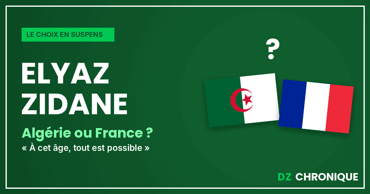Elyaz Zidane : la phrase qui laisse la porte ouverte